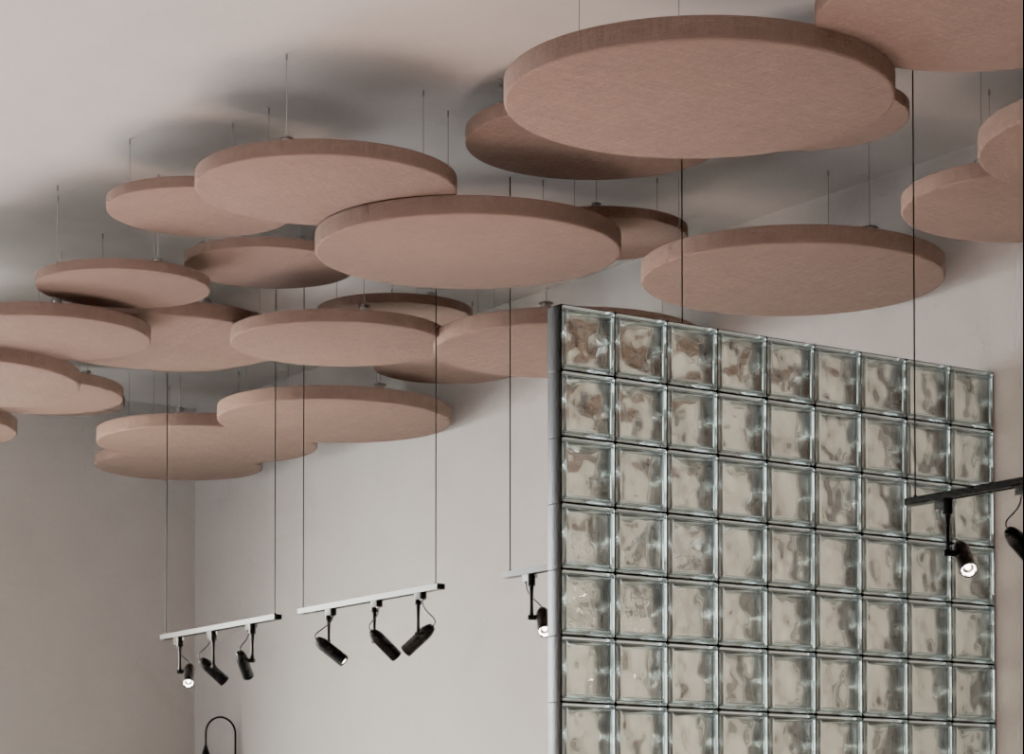 Mirplay Acoustic Ceiling Panel Restaurant